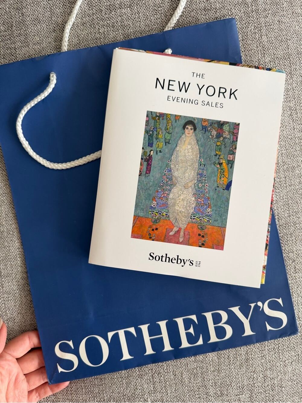 🗽NIB Sotheby's The New York Evening Sales Catalog - Colorful Art Cover (1)